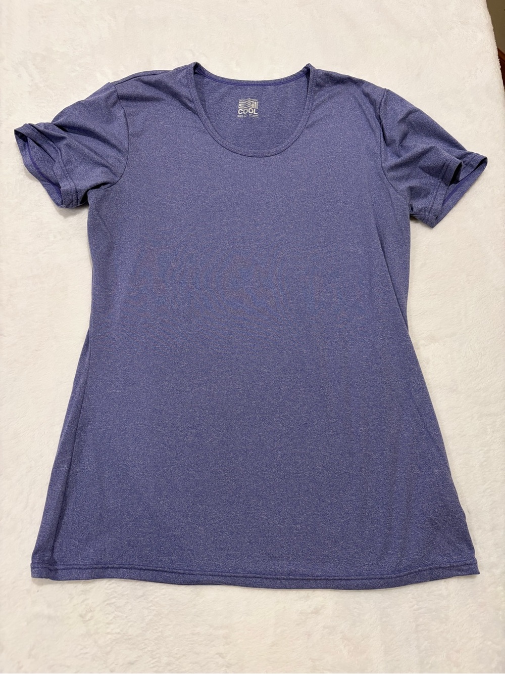 32 Degrees Cool Weatherproof Purple Scoop Neck Active Tee - Large